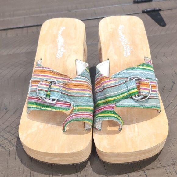 Y2K Skechers Canvas Clog Sandals Something Else Sz 7 - Picture 3 of 10